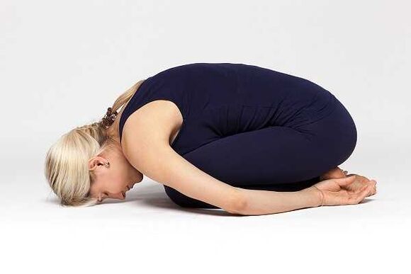Pose del niño (Balasana)